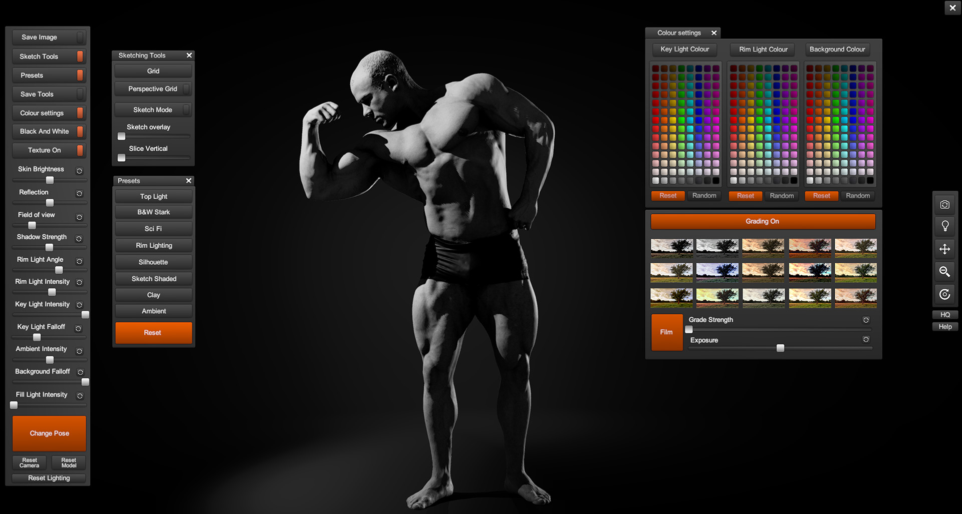 Musclar bodybuilder man posing and flexing his muscles. Vector  illustration. Stock Vector | Adobe Stock
