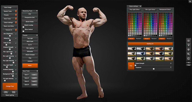 Bodybuilder Fitness Man Flexing Pose 3D Model $149 - .3ds .blend .c4d .fbx  .max .ma .lxo .obj - Free3D
